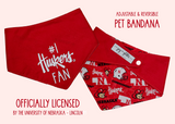 *OFFICIALLY LICENSED* #1 Huskers Fan Pet Bandana