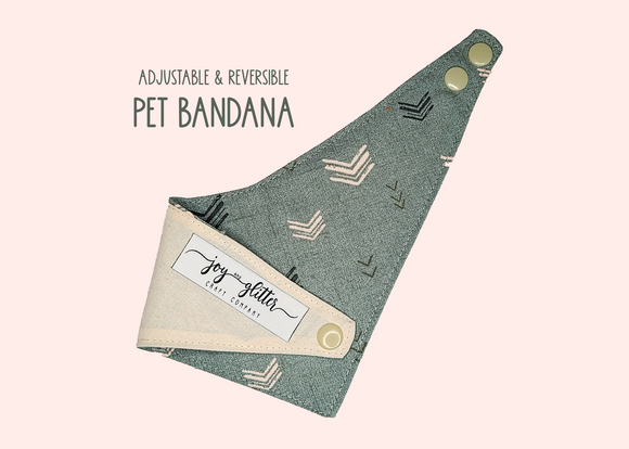 Natural Arrows Pet Bandana