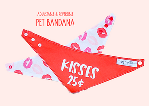 *LIMITED EDITION* Doggie Kisses Pet Bandana