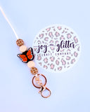 Butterfly Kisses Beaded Lanyard