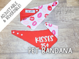 *LIMITED EDITION* Doggie Kisses Pet Bandana