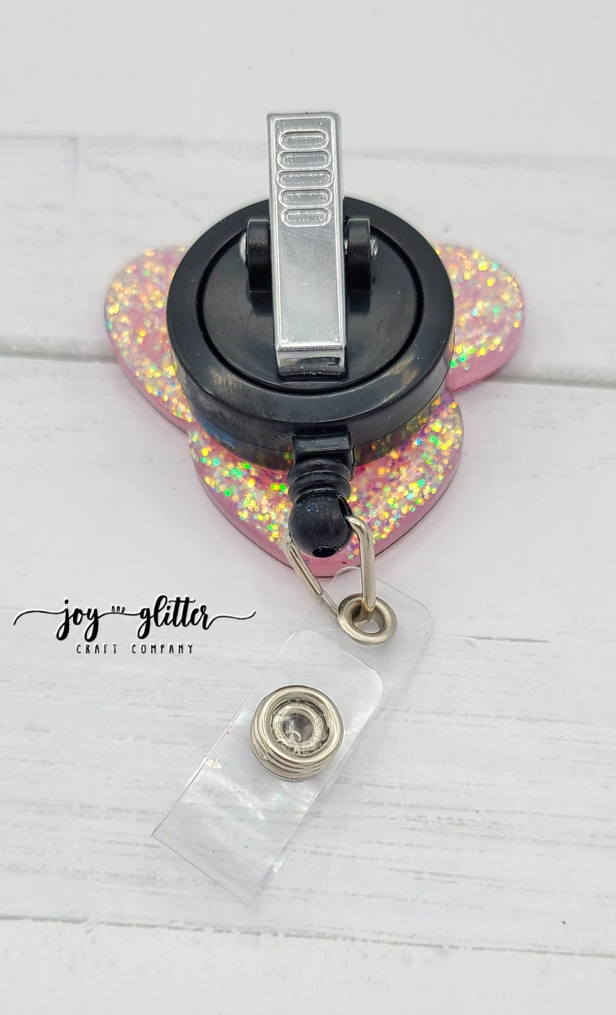 Conversation Hearts Badge Reel – Joy and Glitter Craft Company