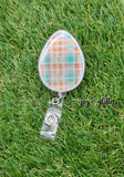 Easter Egg Glitter Badge Reel