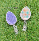 Easter Egg Glitter Badge Reel