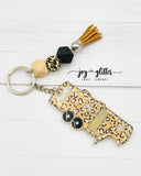 Cheetah Print Camper Keychain - Choose your camper style!