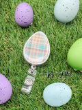 Easter Egg Glitter Badge Reel