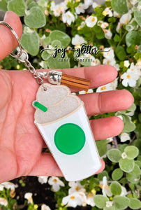 Frappe Glitter Keychain