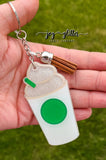 Frappe Glitter Keychain